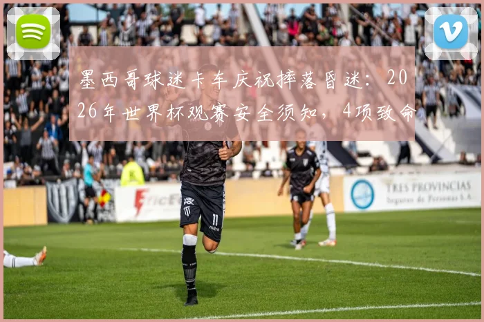 墨西哥球迷卡车庆祝摔落昏迷:2026年世界杯观赛安全须知,4项致命隐患要警惕!